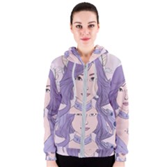 Futuristic Woman Women s Zipper Hoodie by Fundigitalart234