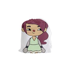 Toca Life Self Made Character  Drawstring Pouch (small) by Fundigitalart234