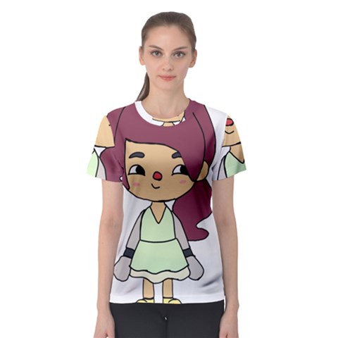 Toca Life Self Made Character  Women s Sport Mesh Tee by Fundigitalart234