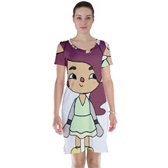 Toca Life Self Made Character  Short Sleeve Nightdress by Fundigitalart234