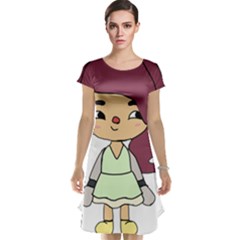 Toca Life Self Made Character  Cap Sleeve Nightdress by Fundigitalart234