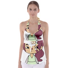 Toca Life Self Made Character  Babydoll Tankini Top by Fundigitalart234