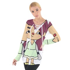 Toca Life Self Made Character  Tie Up Tee by Fundigitalart234