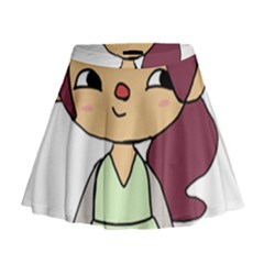 Toca Life Self Made Character  Mini Flare Skirt by Fundigitalart234