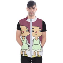 Toca Life Self Made Character  Men s Puffer Vest by Fundigitalart234