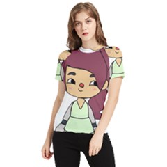 Toca Life Self Made Character  Women s Short Sleeve Rash Guard by Fundigitalart234