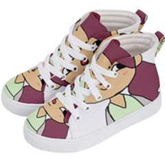 Toca Life Self Made Character  Kids  Hi-top Skate Sneakers by Fundigitalart234