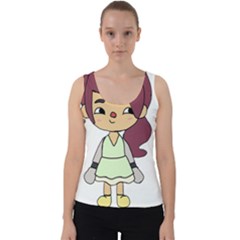 Toca Life Self Made Character  Velvet Tank Top by Fundigitalart234