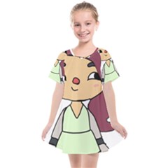 Toca Life Self Made Character  Kids  Smock Dress by Fundigitalart234