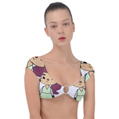 Toca Life Self Made Character  Cap Sleeve Ring Bikini Top by Fundigitalart234