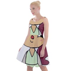 Toca Life Self Made Character  Knee Length Skater Dress by Fundigitalart234