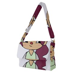 Toca Life Self Made Character  Full Print Messenger Bag (m) by Fundigitalart234