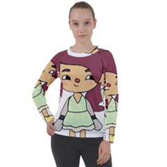 Toca Life Self Made Character  Women s Long Sleeve Raglan Tee