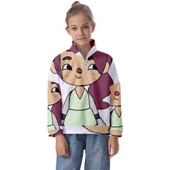 Toca Life Self Made Character  Kids  Half Zip Hoodie by Fundigitalart234