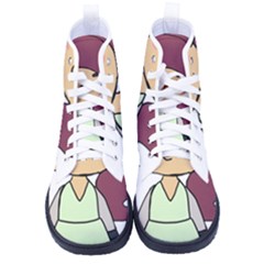 Toca Life Self Made Character  Women s High-top Canvas Sneakers by Fundigitalart234