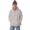 Warm Blossom Harmony Floral Pattern Kids  Oversized Hoodie View1