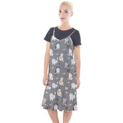 Cute Cat Pattern Cartoon Camis Fishtail Dress by Cowasu