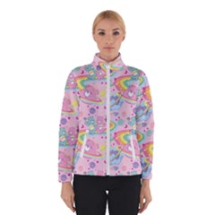 Bears Kawaii Pattern Women s Bomber Jacket by Cowasu