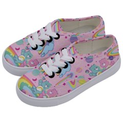 Bears Kawaii Pattern Kids  Classic Low Top Sneakers by Cowasu