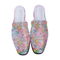 Bears Kawaii Pattern Women s Classic Backless Heels