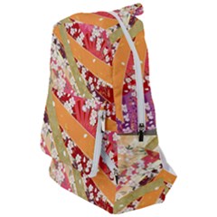 Japanese Kimono Pattern Travelers  Backpack by Cowasu