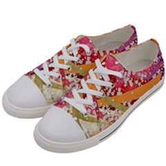 Japanese Kimono Pattern Women s Low Top Canvas Sneakers by Cowasu