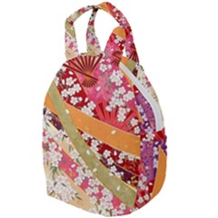 Japanese Kimono Pattern Travel Backpack by Cowasu