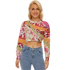 Japanese Kimono Pattern Lightweight Long Sleeve Sweatshirt by Cowasu