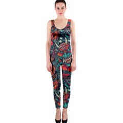 Japanese Graffiti One Piece Catsuit by Cowasu