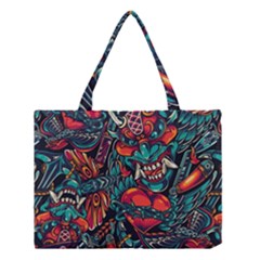 Japanese Graffiti Medium Tote Bag by Cowasu