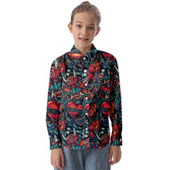 Japanese Graffiti Kids  Long Sleeve Shirt by Cowasu