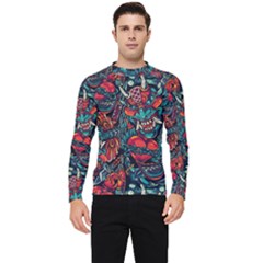 Japanese Graffiti Men s Long Sleeve Rash Guard by Cowasu