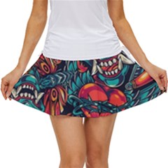 Japanese Graffiti Women s Skort