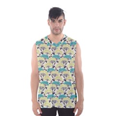 Flora Nature Color Japanese Patterns Men s Basketball Tank Top by Cowasu