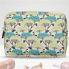 Flora Nature Color Japanese Patterns Make Up Pouch (medium) by Cowasu