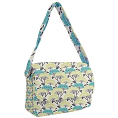 Flora Nature Color Japanese Patterns Courier Bag by Cowasu