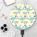 Flora Nature Color Japanese Patterns Wireless Fast Charger(White) View1