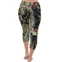 Realtree Camo Seamless Pattern Capri Winter Leggings  View4