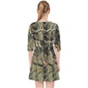 Realtree Camo Seamless Pattern Quarter Sleeve Pocket Dress View2