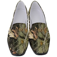 Realtree Camo Seamless Pattern Women s Classic Loafer Heels by Cowasu