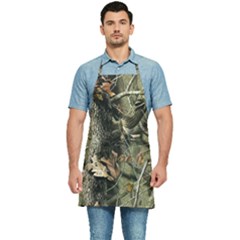 Realtree Camo Seamless Pattern Kitchen Apron by Cowasu