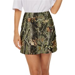 Realtree Camo Seamless Pattern Mini Front Wrap Skirt