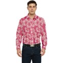 Cute Pink Sakura Flower Pattern Men s Long Sleeve  Shirt View1