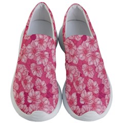 Cute Pink Sakura Flower Pattern Women s Lightweight Slip Ons by Cowasu