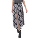 Tribal African Pattern Velour Split Maxi Skirt View1