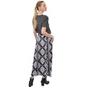 Tribal African Pattern Velour Split Maxi Skirt View2