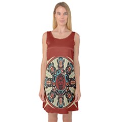 Skull Grateful Dead Phone Gratefuldead Sleeveless Satin Nightdress by Cowasu