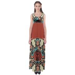 Skull Grateful Dead Phone Gratefuldead Empire Waist Maxi Dress by Cowasu