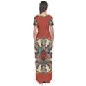 Skull Grateful Dead Phone Gratefuldead Short Sleeve Maxi Dress View2