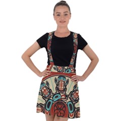 Skull Grateful Dead Phone Gratefuldead Velvet Suspender Skater Skirt by Cowasu